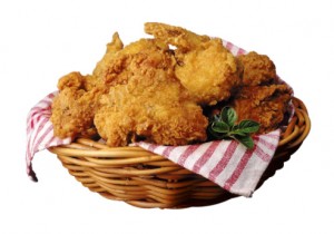 fried chicken in bowl