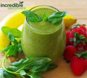 strawberry basil smoothie