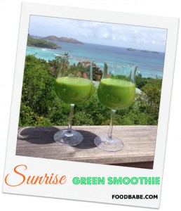 sunrise green smoothie