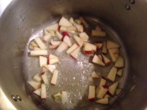 fry apples