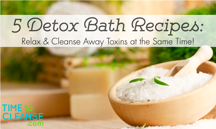 5 detox bath recipes