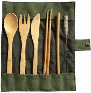 bamboo cutlery set