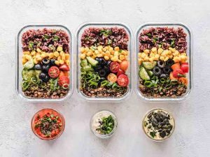 glass food containers for meal prep