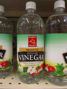 white vinegar